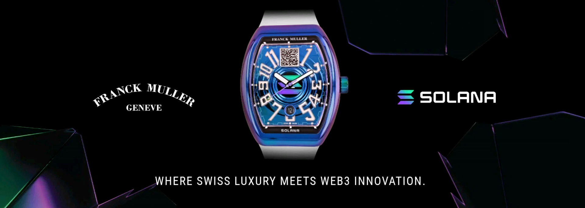Swiss watchmaker Franck Muller Unveils Limited Edition Solana Watch-credit coindesk
